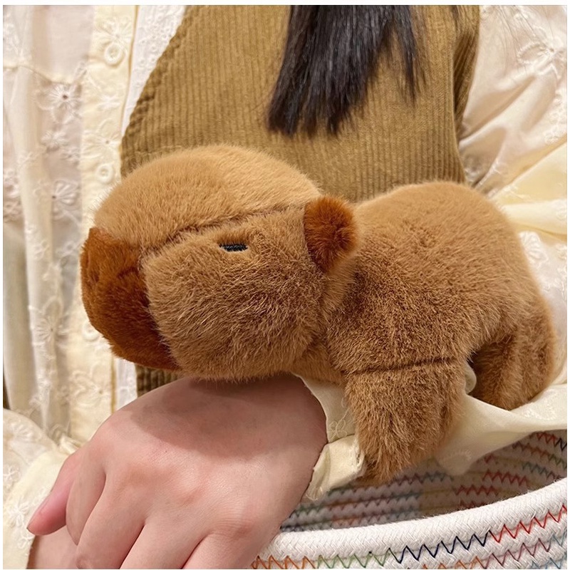 Kawaii capybara Vòng Đeo Tay Nhồi Bông Hình Động Vật Trang Nhã Làm Quà Sinh Nhật Cho Bé