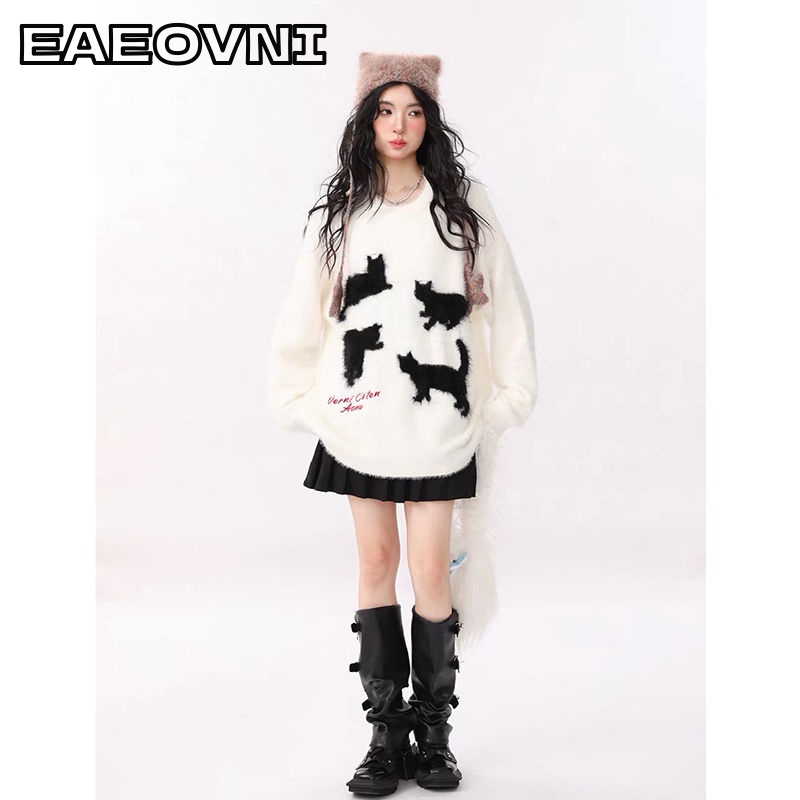 EAEOVNI Áo Len áo khoác cardigan Fashion Popular Hàn Phong Stylish WXF23A0MJA 42Z231018