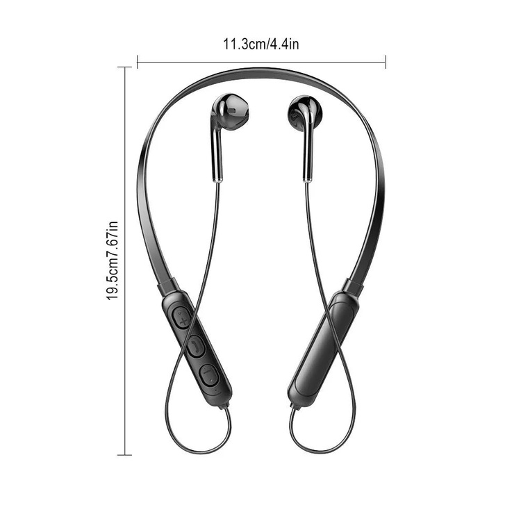 Tai Nghe Nhét Tai Thể Thao Không Dây bluetooth Giảm Tiếng Ồn Bằng silicone