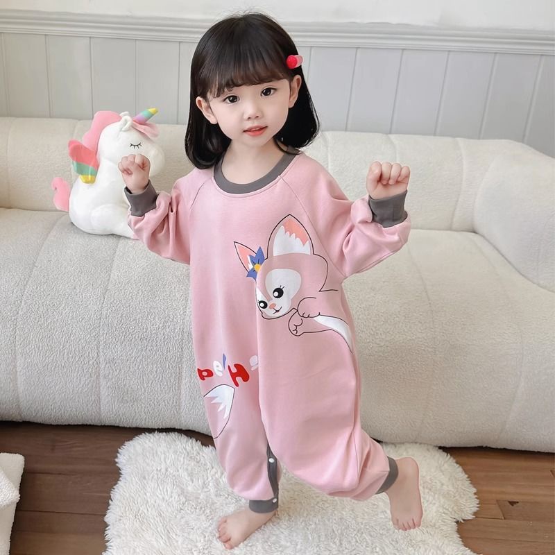 Túi Ngủ Chống Lạnh Họa Tiết Hoạt Hình Dễ Thương Cho Bé Gái