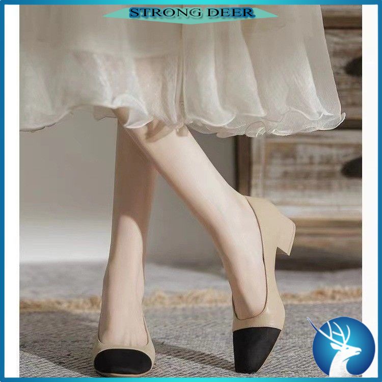 Mới Giày Lười Đế Dày Phối Màu Xinh Xắn Dễ Phối Đồ Thời Trang Cho Nữ size 35-42