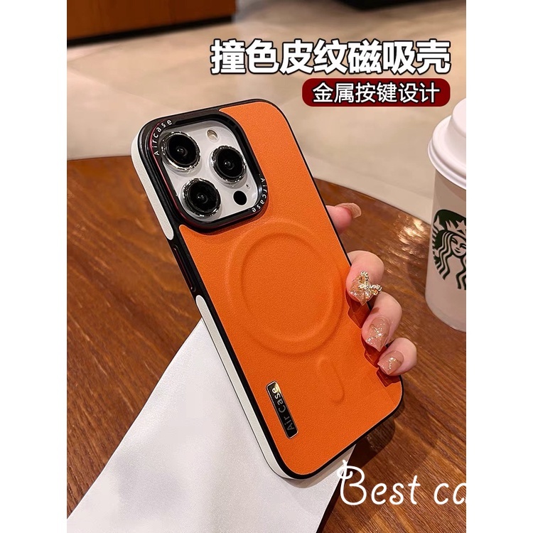 Ốp Điện Thoại Da Màu Vàng Cho iphone 12 13 14 pro max