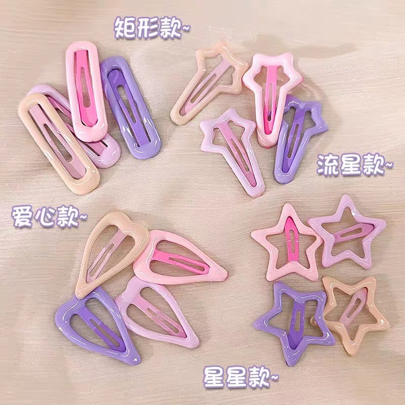 Bộ Kẹp Tóc Hình Ngôi Sao Dễ Thương Phong Cách Hàn Quốc Cho Bé Gái