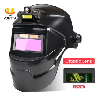 Voktta Mặt Nạ Hàn pc Tự Động Điều Chỉnh Ánh Sáng Tự Động Tối Cho arc