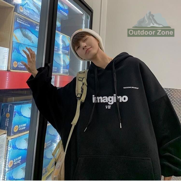 Áo hoodie Dáng Rộng Thời Trang Xuân Thu Cá Tính Cho Nam