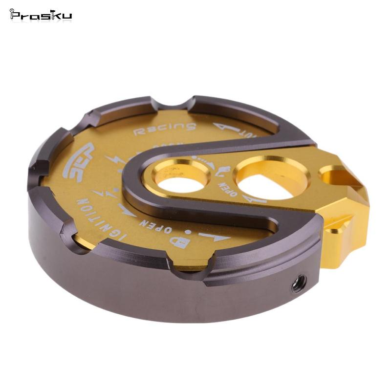 Prasku Nắp Khóa Đánh Lửa Bằng Hợp Kim Nhôm CNC Dành Cho Xe YAMAHA BWS X 125 CYGNUS 125 GTR 125 SMAX 155 1