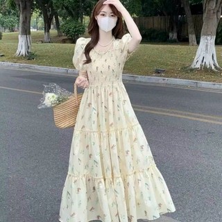 [234] ĐẦM TIỂU THƯ XỐP HOA CHẠY MOCKING THÂN TRƯỚC SAU PHỐI BÈO SIÊU XINH