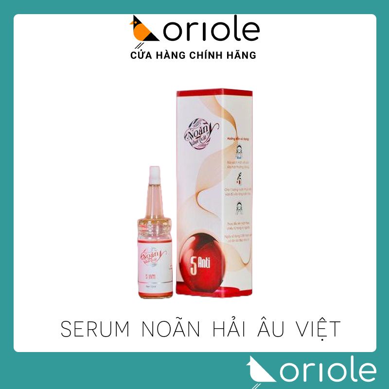 Serum Noãn Thực Vật Dưỡng Trắng Da Hải Âu Việt Chính Hãng