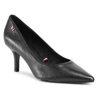 Giày TM da trơn, mũi nhọn, gót nhỏ 7cm