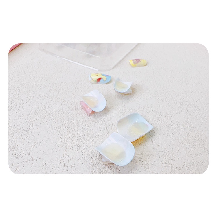 Sanrio Set 12 Móng Tay Giả 3d Hình kuromi Đáng Yêu Cho Nữ