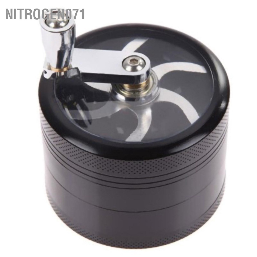 Nitrogen071 Máy xay cầm tay mini 40mm 4 lớp gia vị hợp kim kẽm có