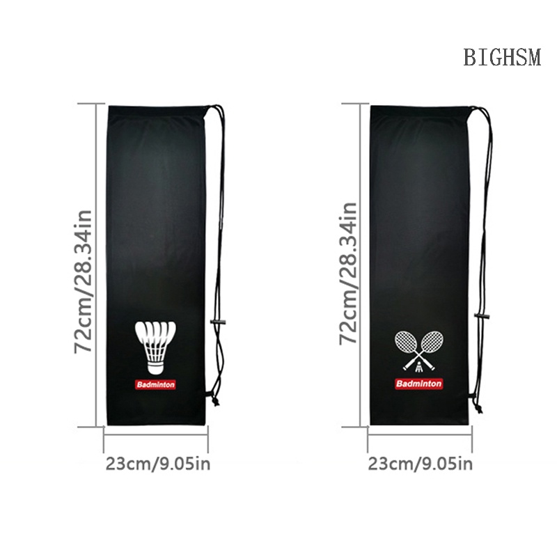 Túi Dây Rút Đựng Vợt Cầu Lông / tennis Mềm Mại Tiện Dụng
