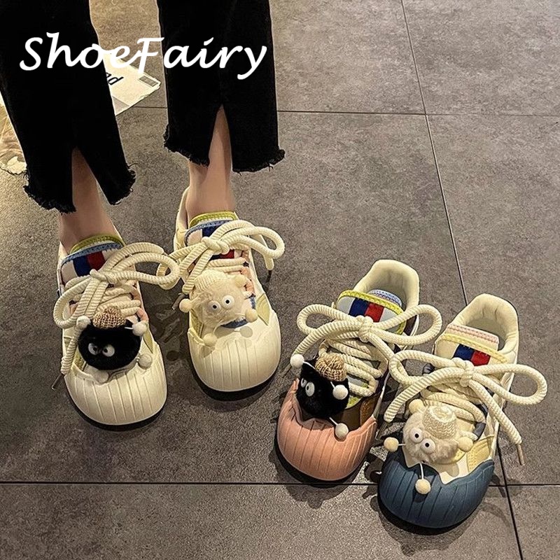 ShoeFairy giày thể thao nữ giày sneaker nữ Thoáng Khí 2023 hot trend Độn đế Đế chống trơn trượt Siêu nhẹ Hợp thời FYD23A0YD0 43Z231027