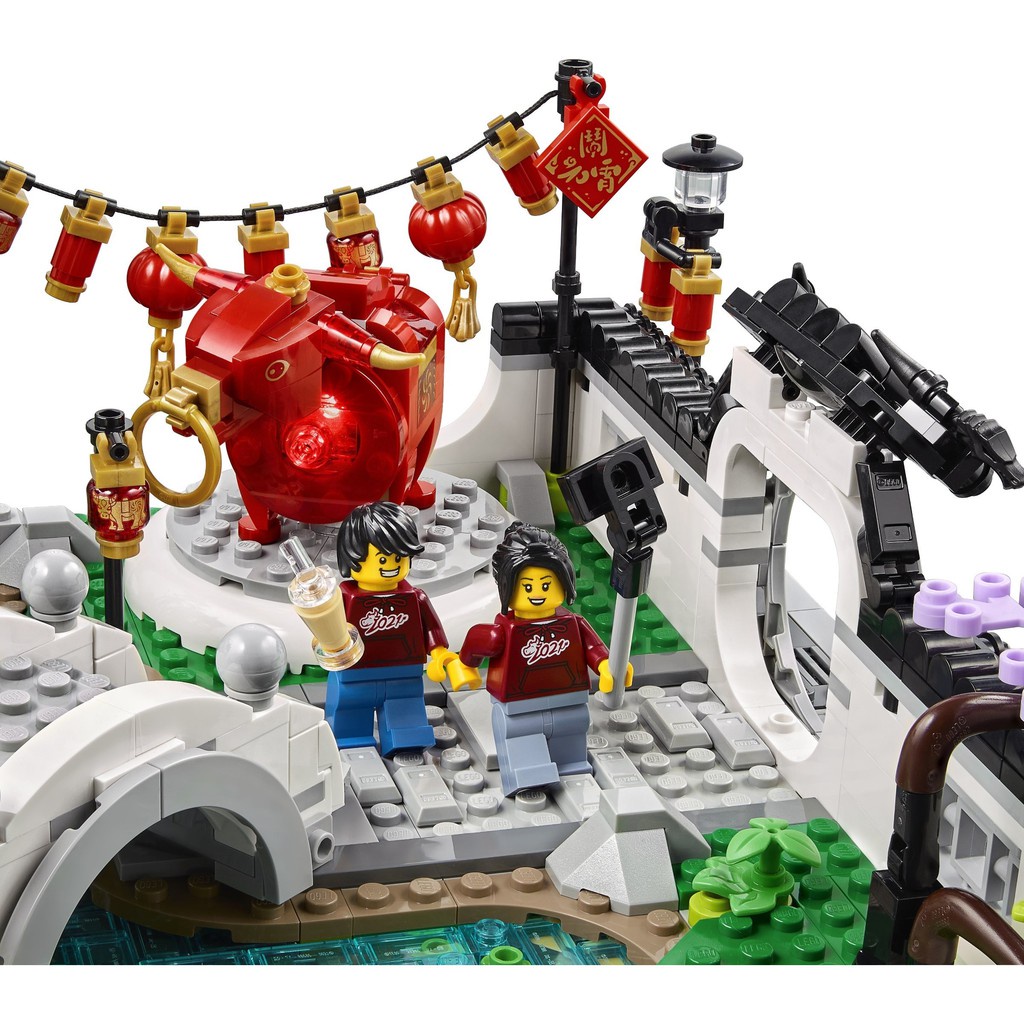 80107 LEGO Chinese Traditional Festivals - Spring Lantern Festival - Bộ đồ chơi LEGO Lễ hội lồng đèn mùa xuân