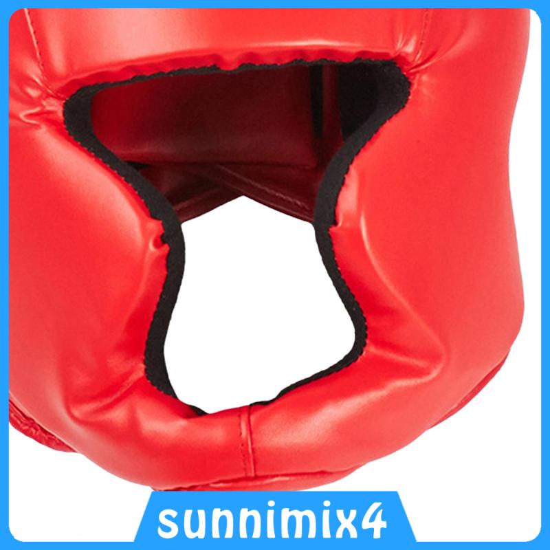 Pu Mũ Đội Đầu Bảo Vệ Khi Tập sanda muay thai Dành Cho Người Lớn Và Trẻ Em