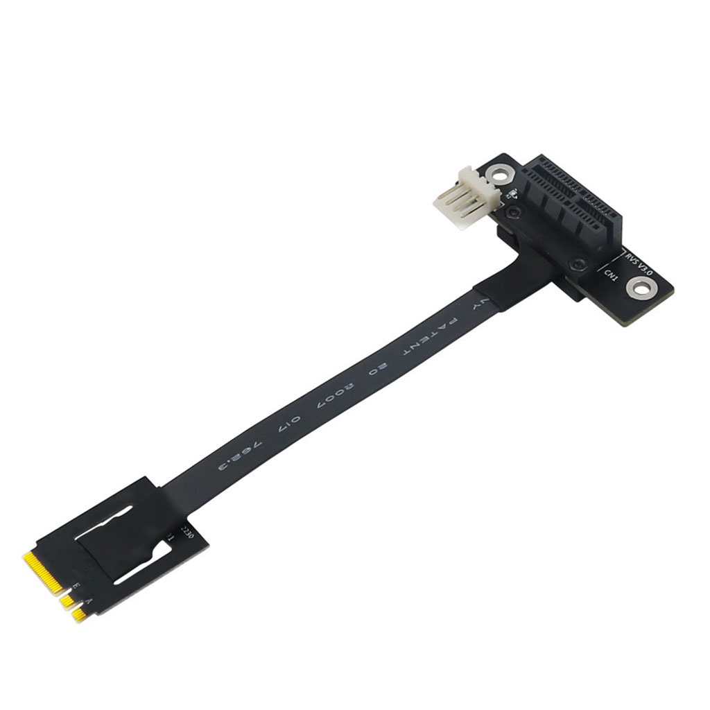 JMT M.2 NGFF Dual Key A-E Sang PCI-E 1X 4X 8X 16X Chuyển Đổi Cáp Với 4Pin FDD Đầu Nối Nguồn Cho PCI-