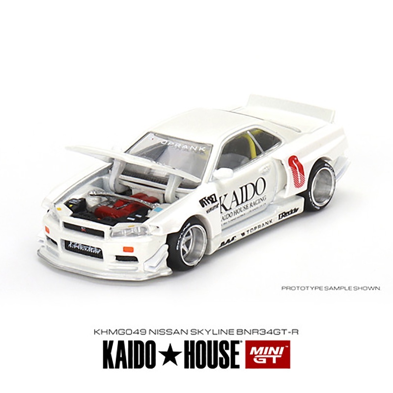 Kaido house + minigt nissan skyline gt-r  mô hình đồ chơi cậu bé mô hình ô tô kaido works v1 khmg048