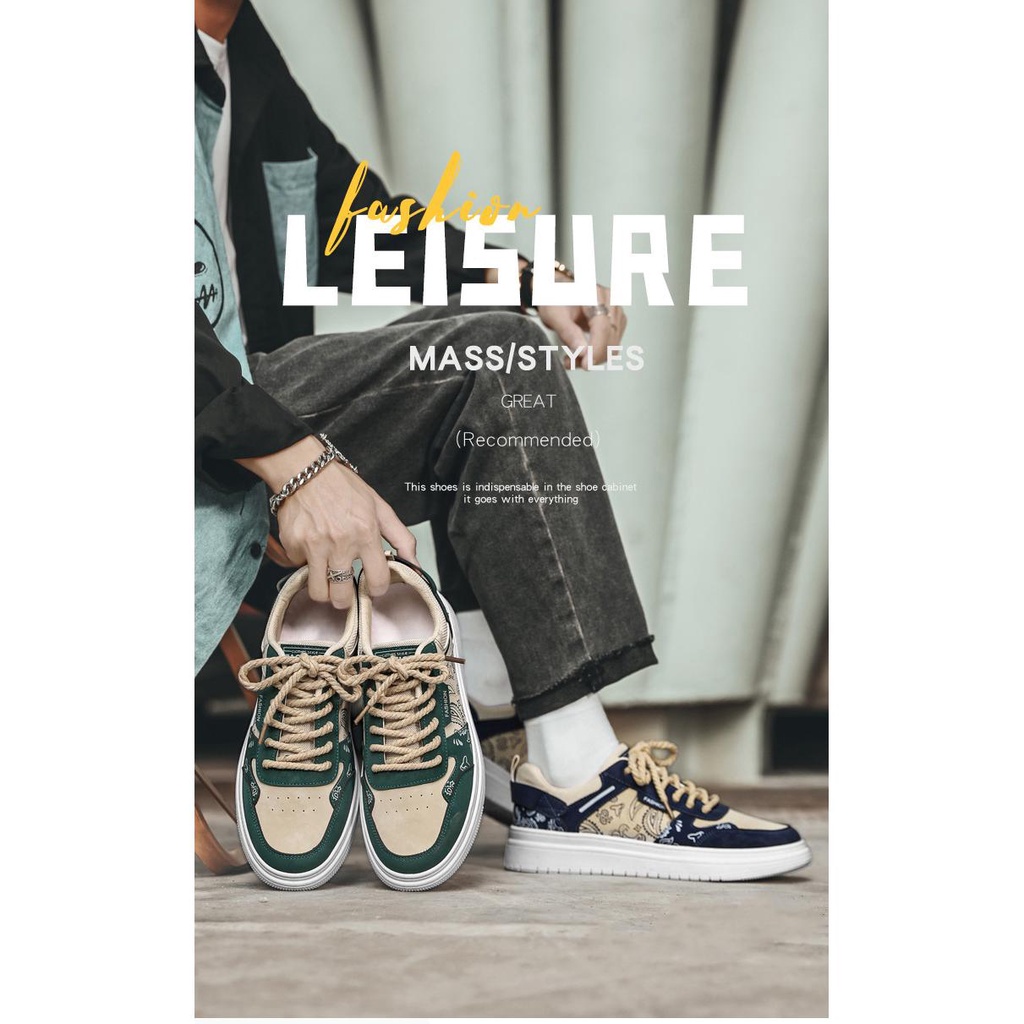 Giày Sneaker Thời Trang Phong Cách Năng Động Cho Nam