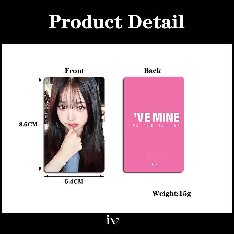Bộ Hình Thẻ Nhóm Nhạc kpop I 'Ve mine am I' Ve 1st