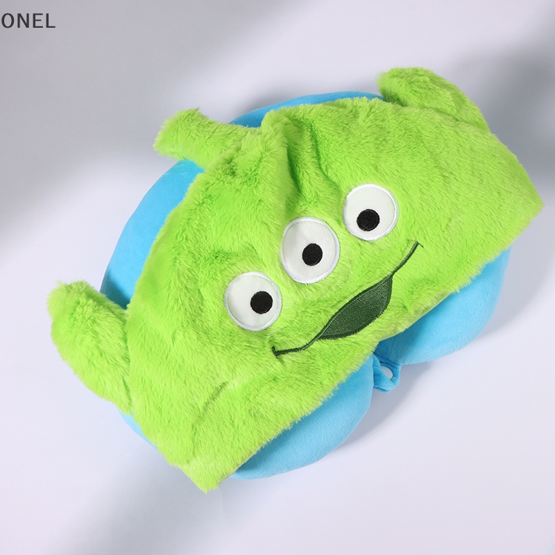 Onel Gối Chữ u Có Mũ Trùm Đầu Hình stitch Gấu pooh / Người Ngoài Hành Tinh Đáng Yêu