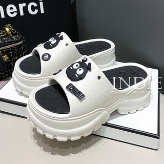 INDIE dép bánh mì nữ Dép cross Nữ  dép đế cao Linh hoạt Tiện lợi Đẹp Phối màu tinh tế FDL23B00SB 44Z231101