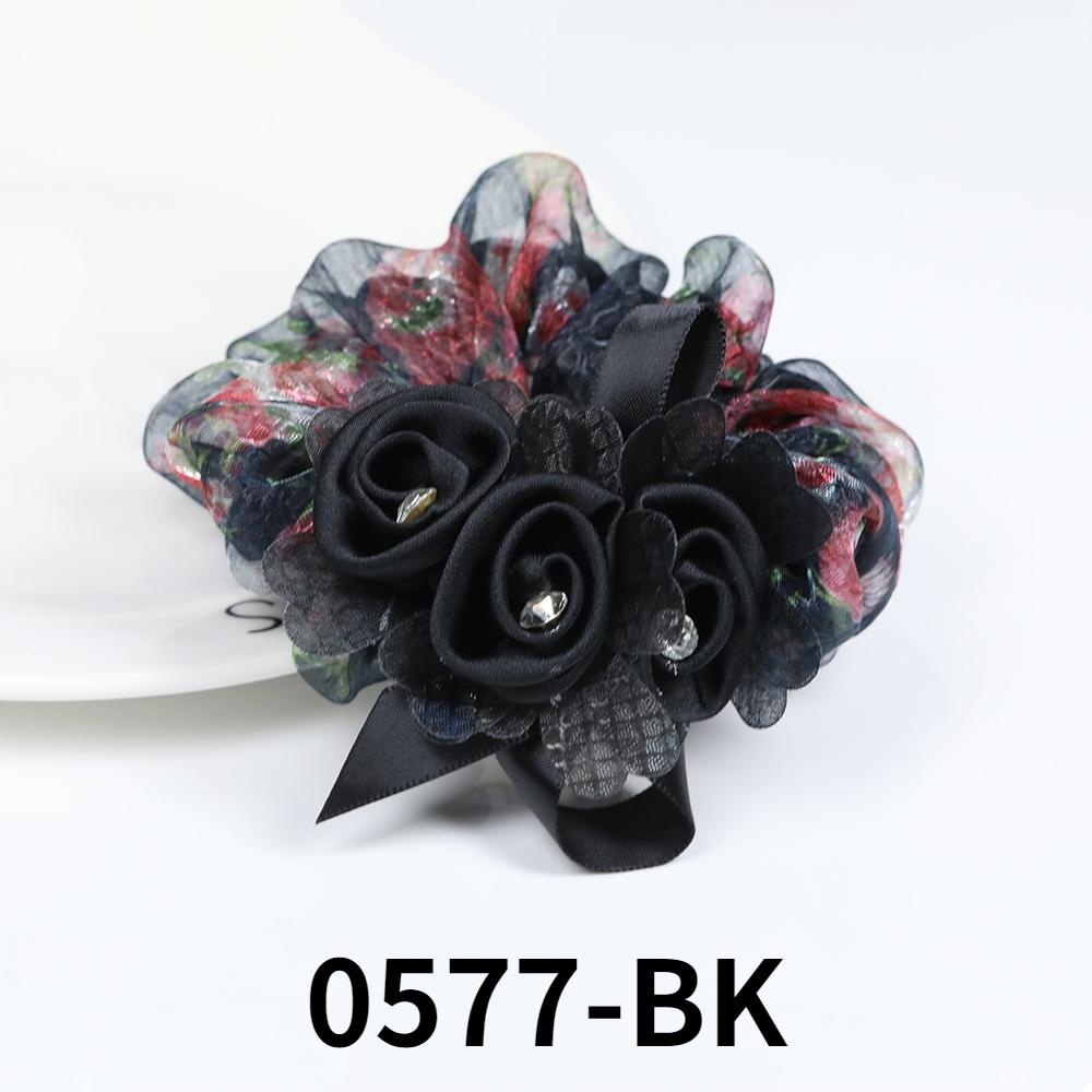 Dây Cột Tóc Bằng Sợi Xơ Mướp Hình Hoa Đơn Giản Thời Trang Phong Cách Hàn Quốc