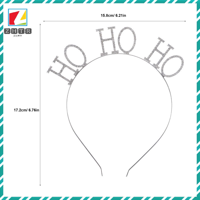 Băng Đô Cài Tóc Bằng Hợp Kim Phong Cách Giáng Sinh Cho Nữ