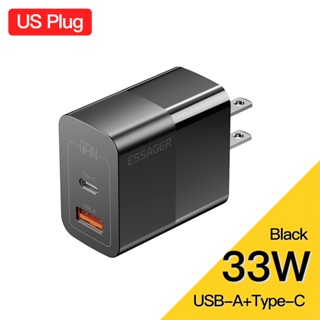 Củ Sạc Nhanh qc pd 3.0 Hai Cổng usb 33w essager