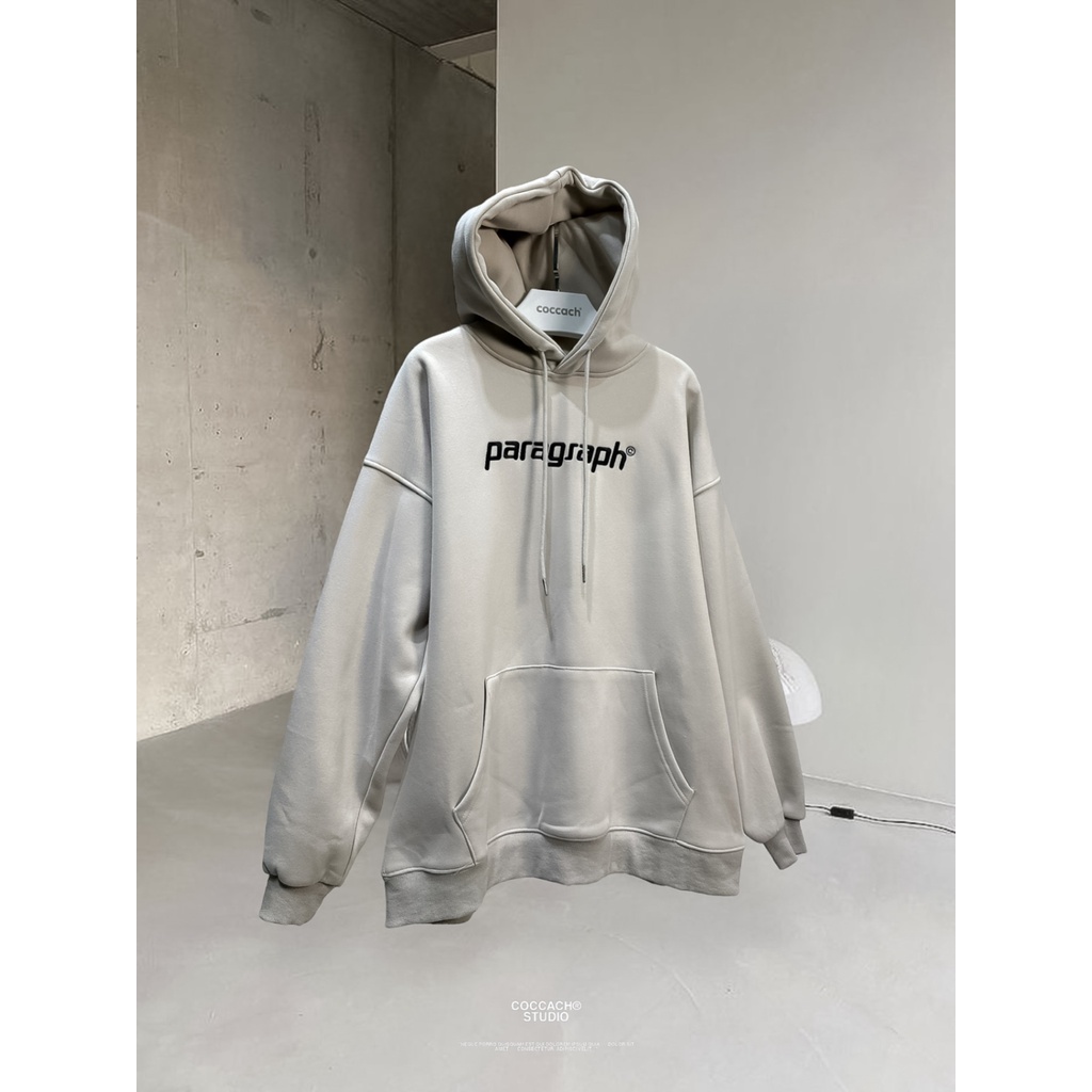 Áo hoodie unisex PARAGRAPH cao cấp AN2301 by COCCACH