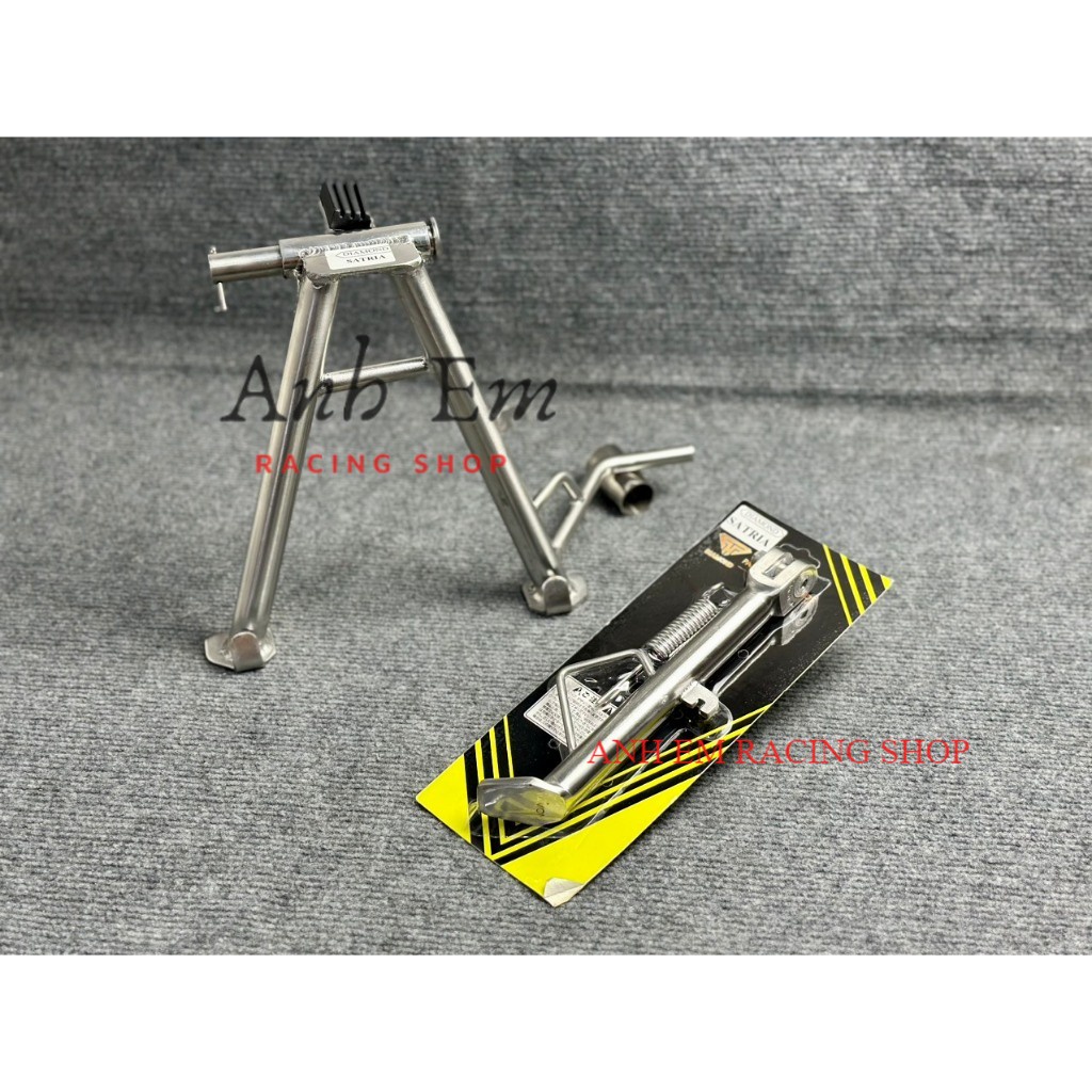 CHÂN CHỐNG NGHIÊN CHÂN CHỐNG ĐỨNG DÀNH CHO SUZUKI SATRIA RAIDER FI CHUẨN INOX 304