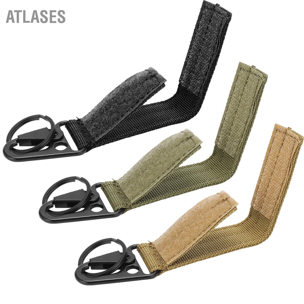 Atlases Ngoài Trời Dây Treo Móc Khóa Carabiner Và Vòng Đeo Kẹp