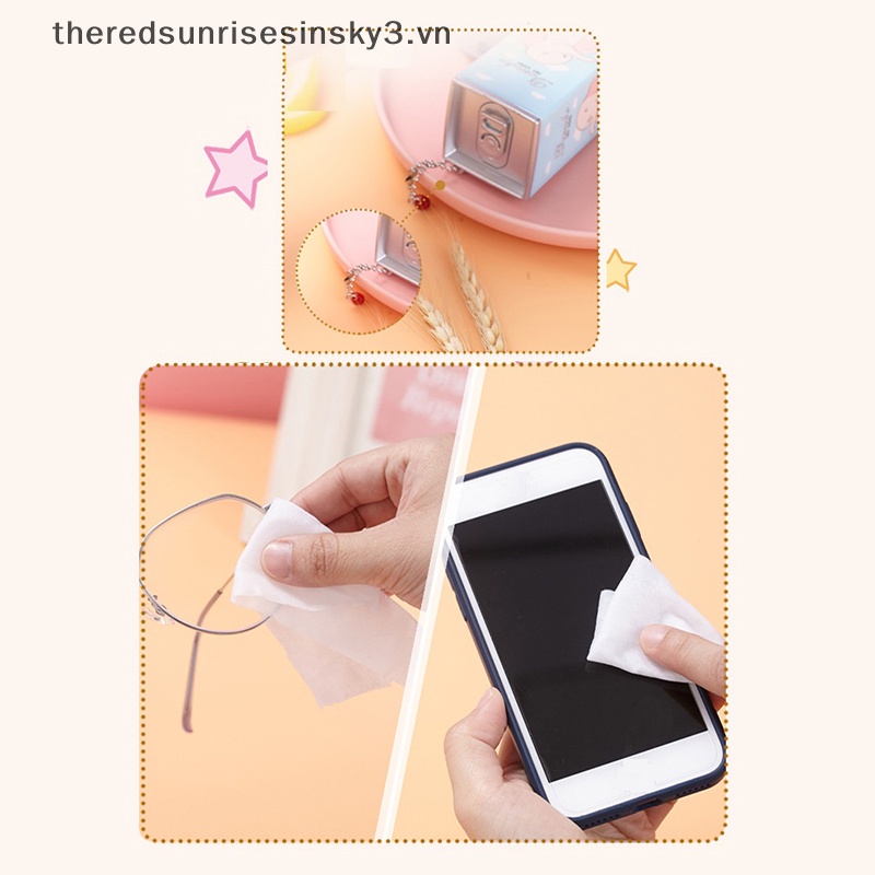 # # Thời Trang Mới Hộp Khăn Ướt 30 Tờ Khăn Lau Hũ Có Dây Xích Nhỏ Dễ Thương Sáng Tạo Cho Trẻ Em