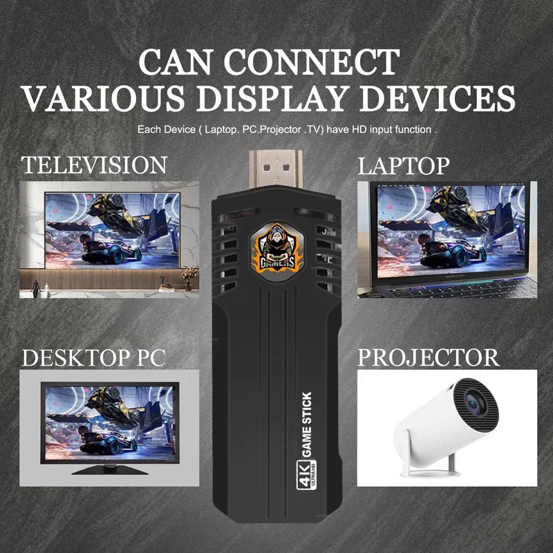 Bộ Điều Khiển Trò Chơi Điện Tử x8 pro 64 gb 30000 Màn Hình hd 4k 3d x8 pro jec2