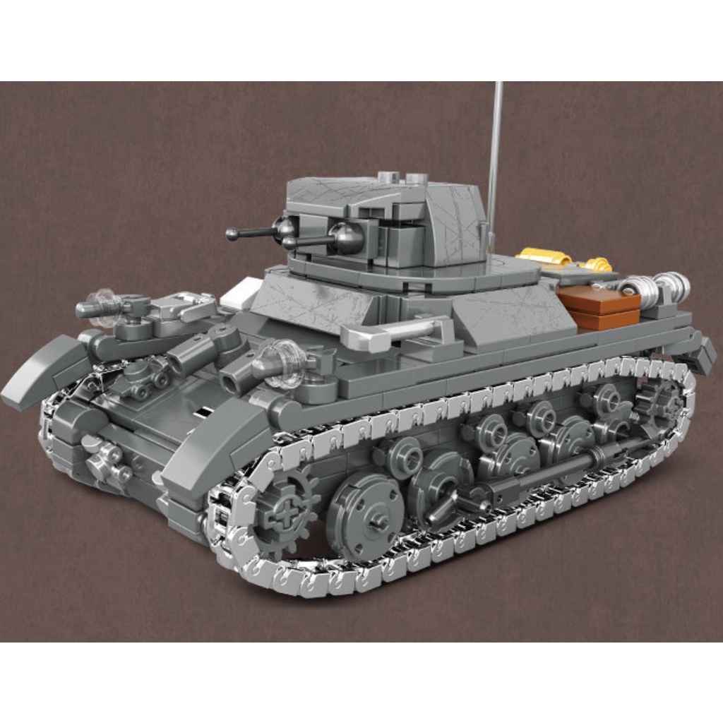 461 Mô Hình Xe Tăng moc panzer Pkpfw i Sdhfz 101 Tự Lắp Ráp Tỉ Lệ 1: 35
