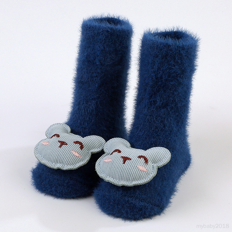 Vớ cotton Dài Chống Trượt Mềm Mại In Họa Tiết Hoạt Hình Dễ Thương Cho Bé Trai Và Gái Sơ Sinh