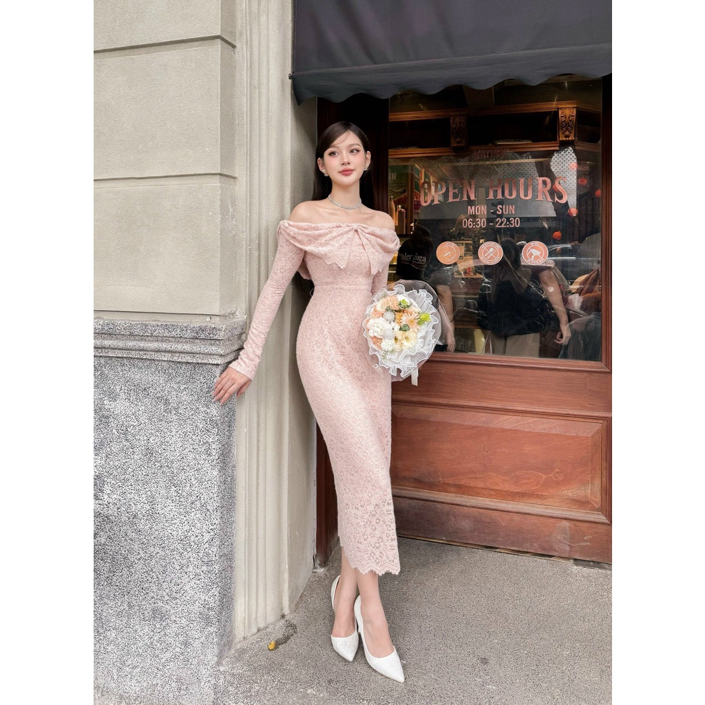 ĐẦM BẸT VAI TAY DÀI - C05259