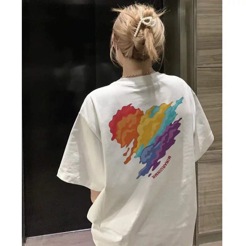 Áo Thun Nữ Form Rộng Local Brand 100% Cotton - Áo Phông Unisex Nam Nữ Oversize Basic Cao Cấp Mềm Mát Co Giãn Hàng VN