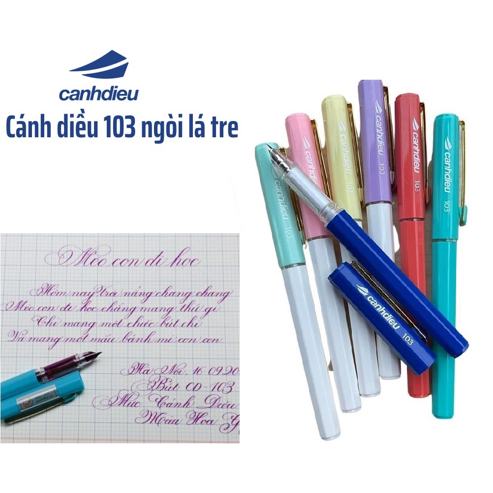 Bút Cánh Diều 103 ngòi lá tre, bút luyện chữ đẹp, ngòi thanh đậm viết Cánh Diều CD103 viết ngòi lá tre - Loki