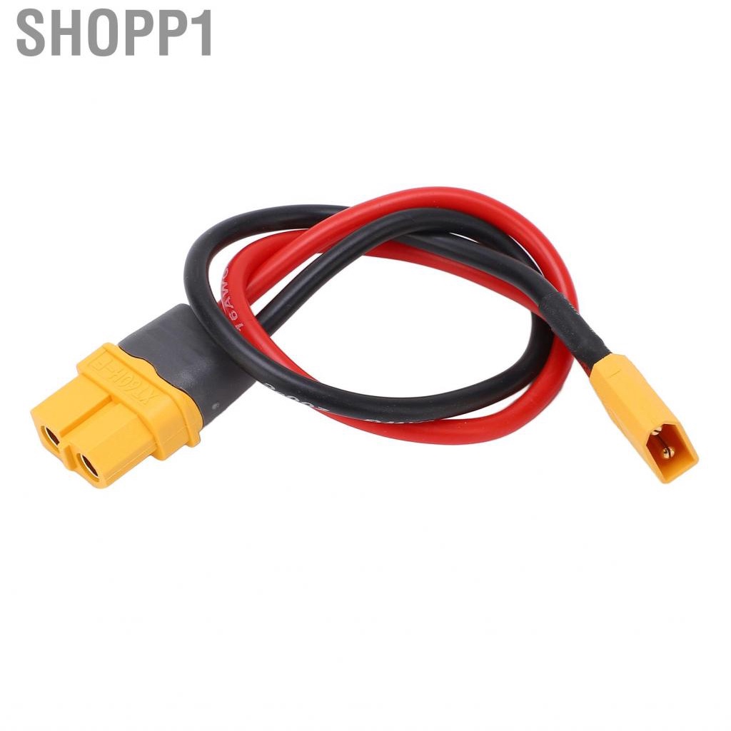Shopp1 XT60 Female To XT30 Male Adapter Cable  23.5cm Plug Connector for RC Car