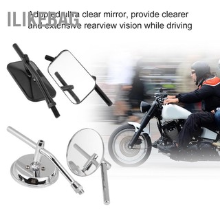 Ilikebag 1 cặp gương tròn xe máy hình chữ nhật chiếu hậu cho