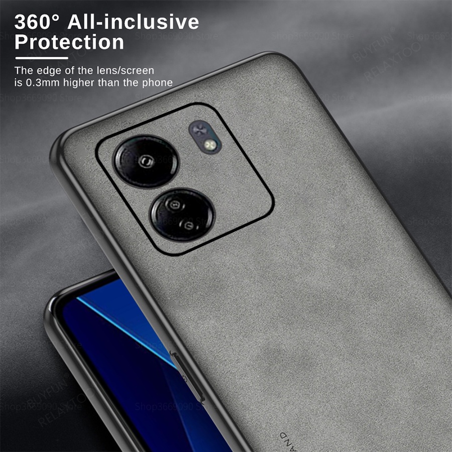 Ốp Điện Thoại Da pu Bảo Vệ Máy Ảnh Cho xiaomi poco c65 pocophone Pxoxo c 65 pococ65 6.74 ''