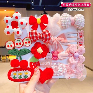 Set 8 Kẹp Tóc Dễ Thương Cho Bé Gái