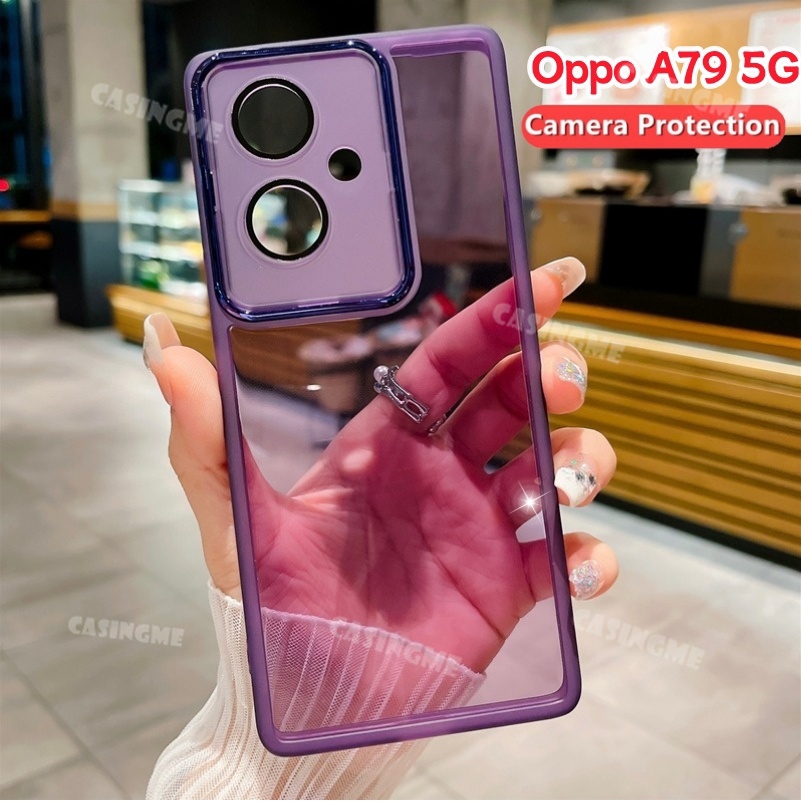 Ôp Điện Thoại Silicon Dẻo Tráng Gương Trong Suốt Chống Sốc Cho oppo a79 5g 2023 oppo a79 5g oppoa79 