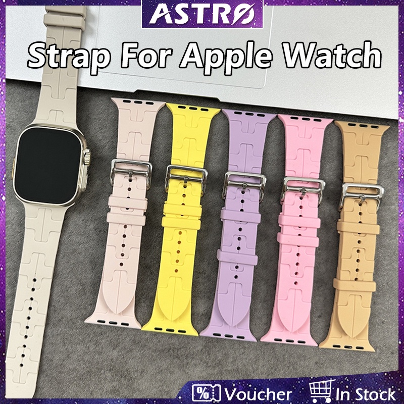Astro Dây Đeo Đồng Hồ Bằng Silicon Cho apple watch ultra se series 9 / 8 / 7 / 6 / 5 / 4 / 3 / 2 / 1