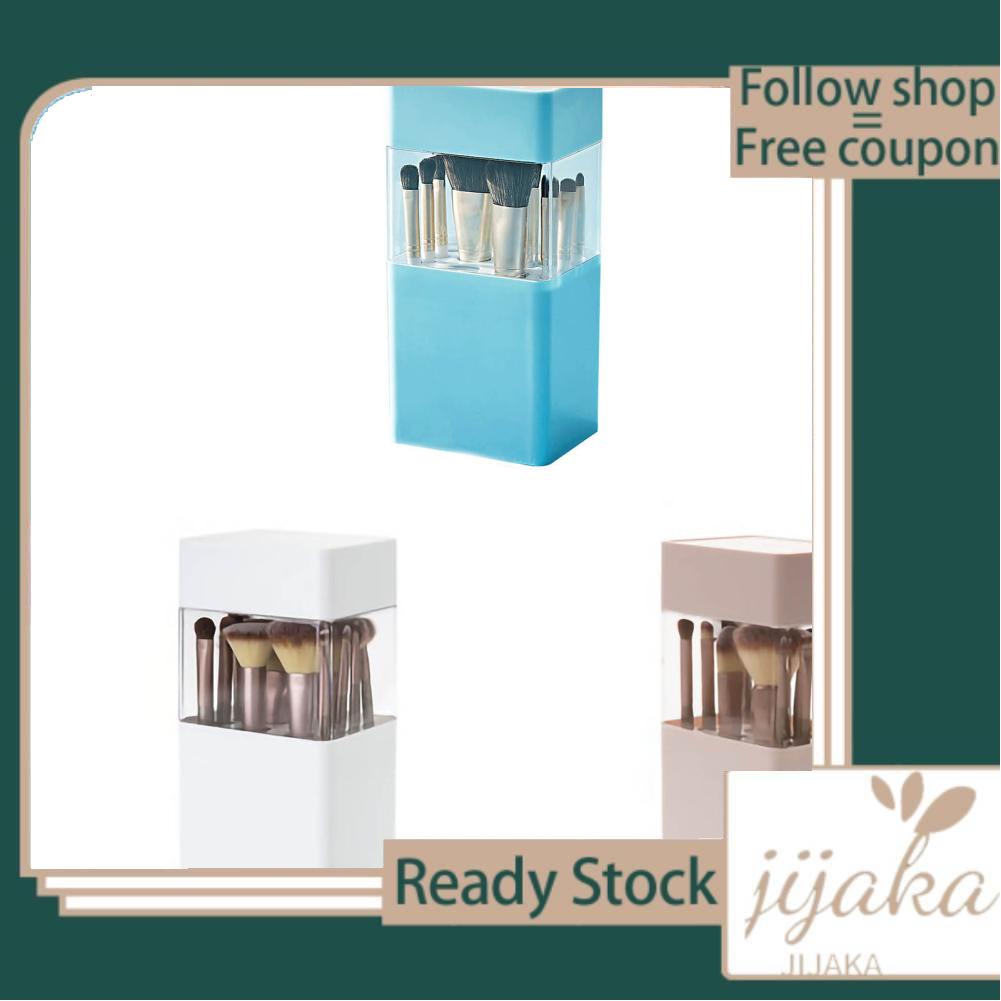 Jijaka Makeup Brush Holder 12 Hole Storage Ventilation Breathable Orga