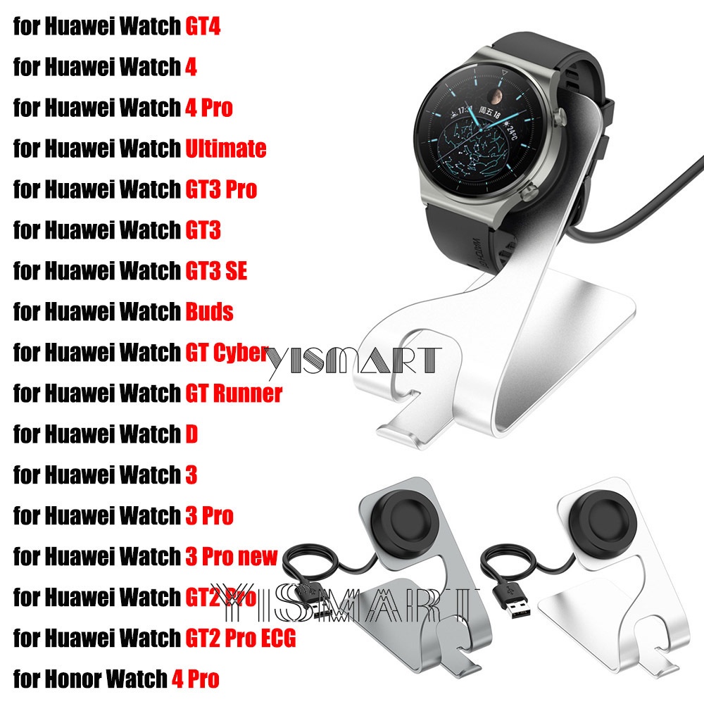 Đứng Đế Sạc usb Bằng Nhôm Cho Đồng Hồ huawei watch gt 4 gt3 gt2 pro huawei watch 4 3 pro ,gt runner 