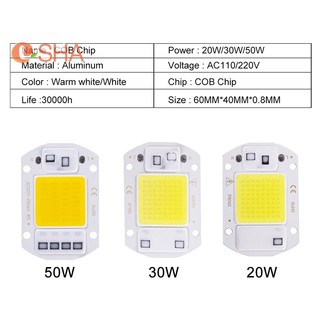 Chip đèn led cob thông minh 20w 30w 50w ac 220v không cần điều khiển