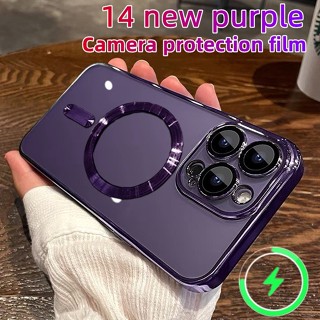 Chất Lượng Cao  Ốp Điện Thoại Silicon Dẻo Tráng Gương Trong Suốt Kèm Khung Bảo Vệ Camera Sang Trọng Cho iPhone 16 15 14 13 12 11 Pro Max 14 15 16 Plus