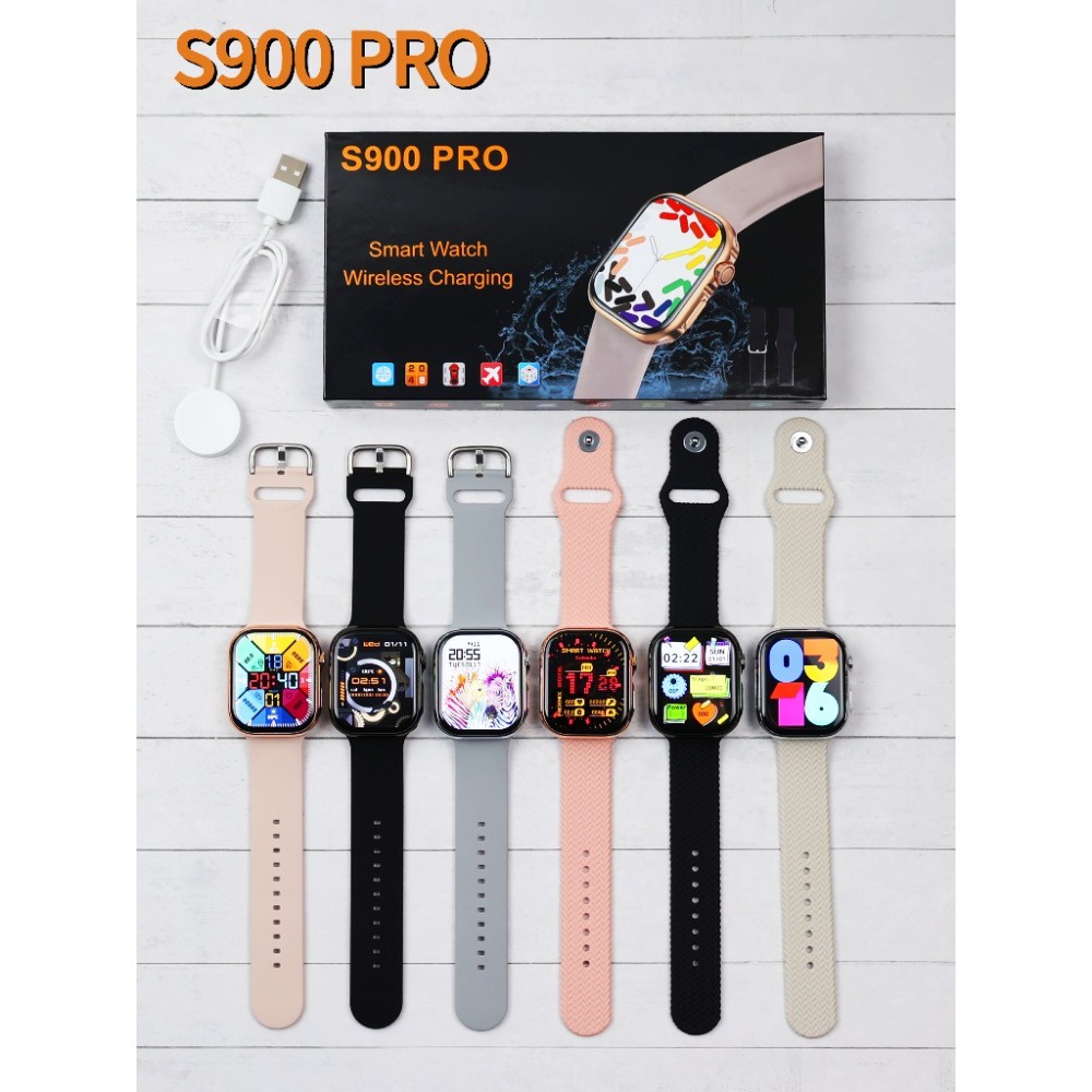 Đồng Hồ Thông Minh s900 pro Màn Hình 2.15 inch 280mah Chống Thấm Nước Kèm Phụ Kiện