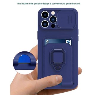 Sang Trọng Ốp Điện Thoại tpu Có Ngăn Đựng Thẻ Cho iphone 11 pro max xs max 8 7 6 plus xr x